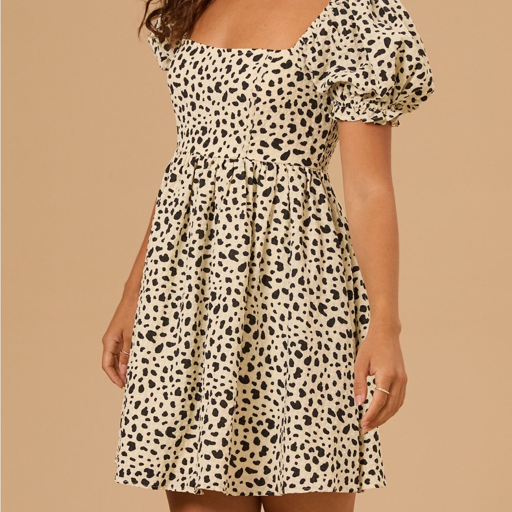 AS Abi Mini Leopard Print Dress